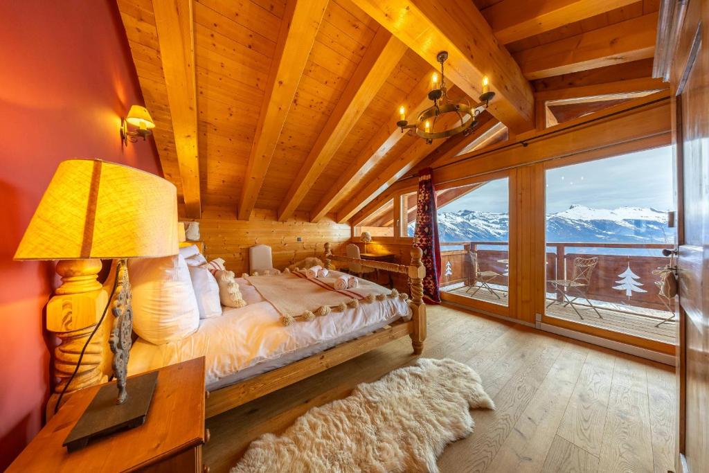 Chalet Chafrebelle - sauna & view - Resim 14