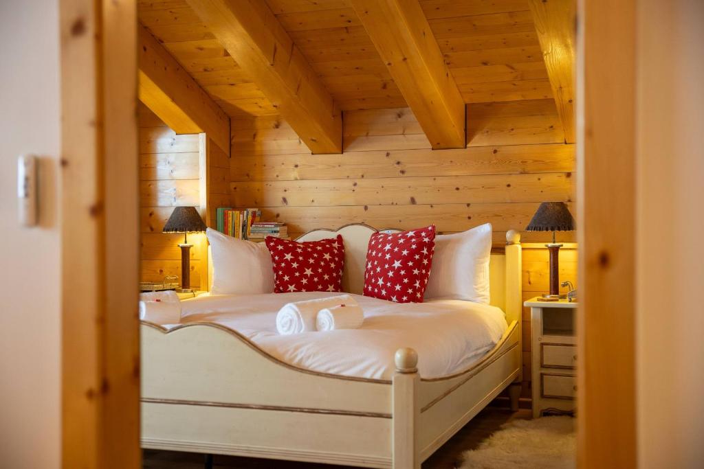 Chalet Chafrebelle - sauna & view - Resim 17