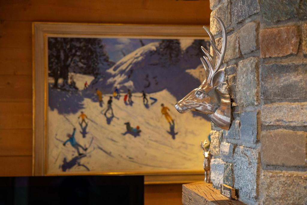 Chalet Chafrebelle - sauna & view - Resim 24