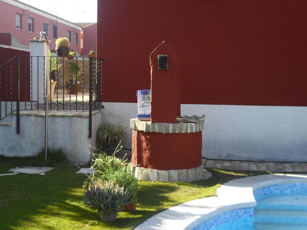 Bazén v ubytování La Posada de Menchu nebo v jeho okolí