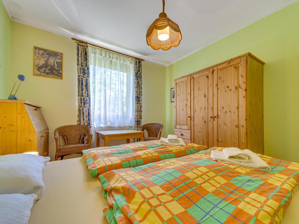 Posteľ alebo postele v izbe v ubytovaní Apartment Nad Łomniczką-1 by Interhome
