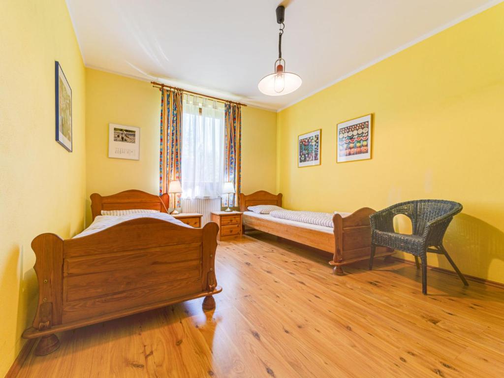 Posteľ alebo postele v izbe v ubytovaní Apartment Nad Łomniczką-1 by Interhome