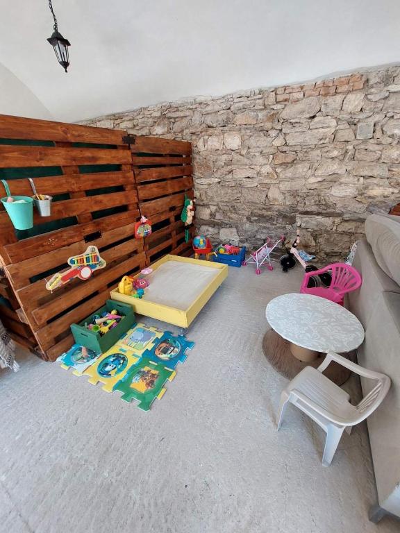 Posezení v ubytování Alipoint Apartments