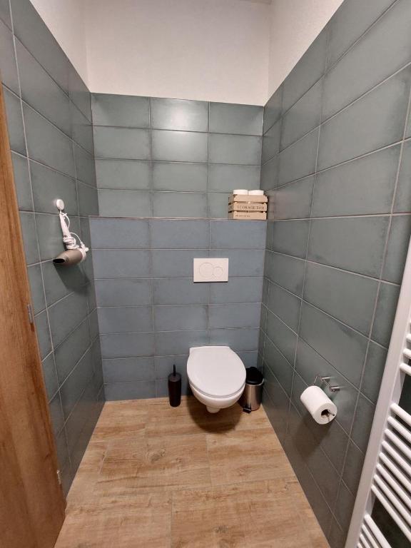 Koupelna v ubytování Alipoint Apartments