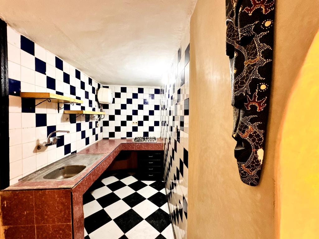 Postel nebo postele na pokoji v ubytování Atlas Hostel Taghazout