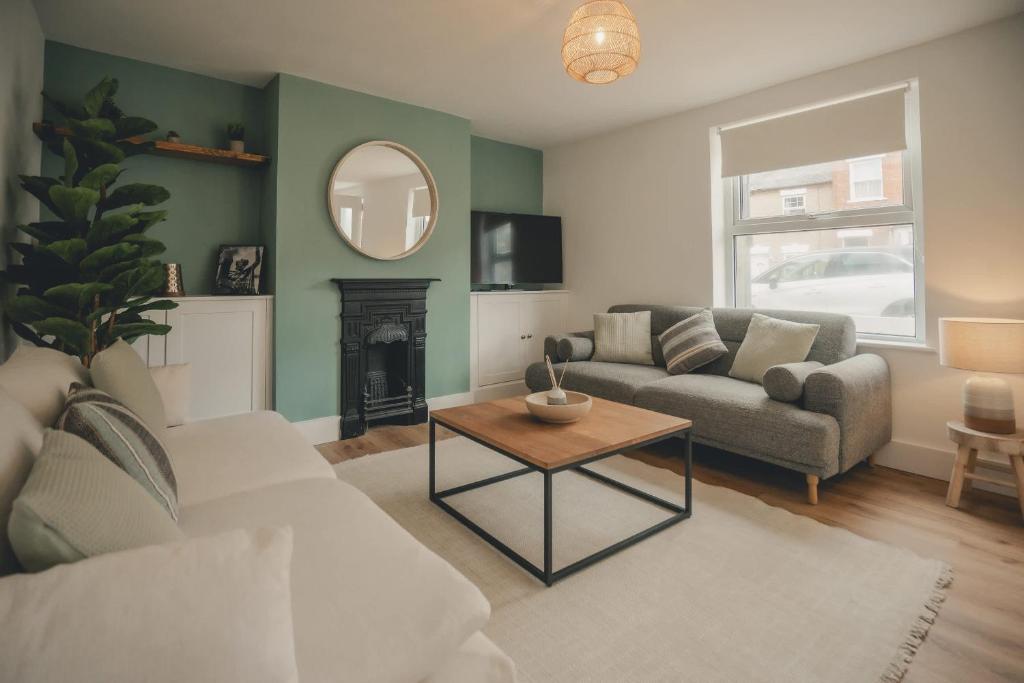 Χώρος καθιστικού στο Charming 3 Bedroom Home with Garden in Banbury
