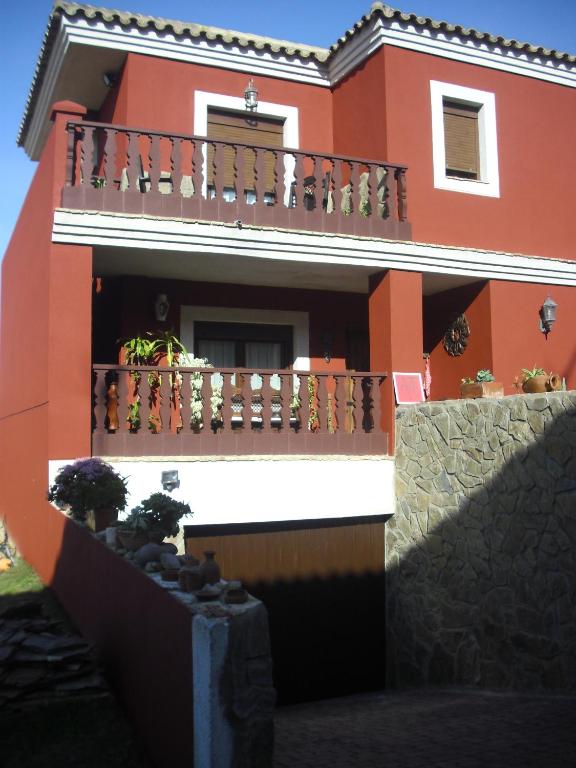Balkón nebo terasa v ubytování La Posada de Menchu