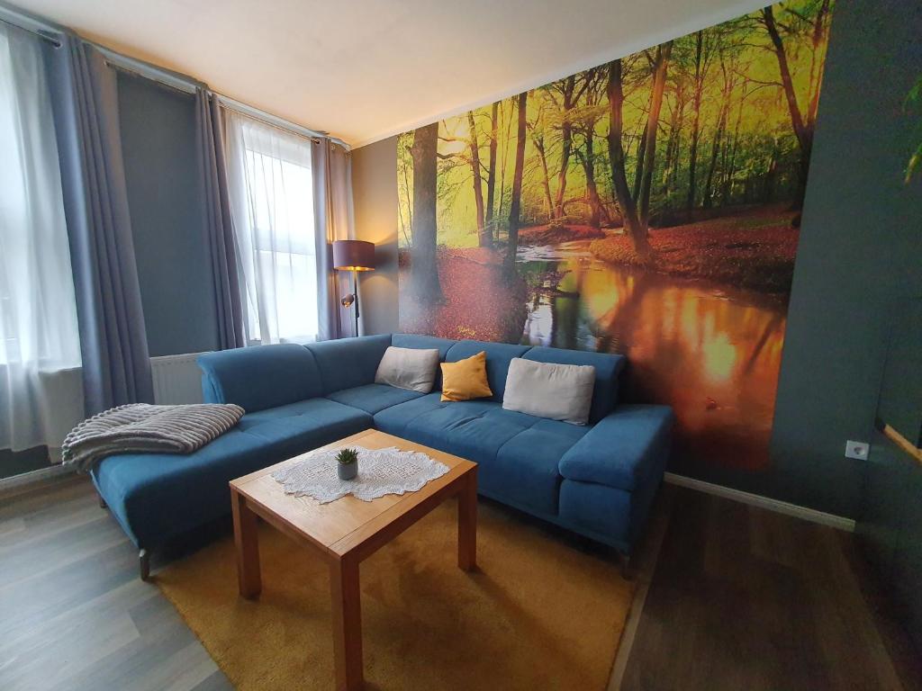 Posezení v ubytování Gasthaus "Burgstieg"