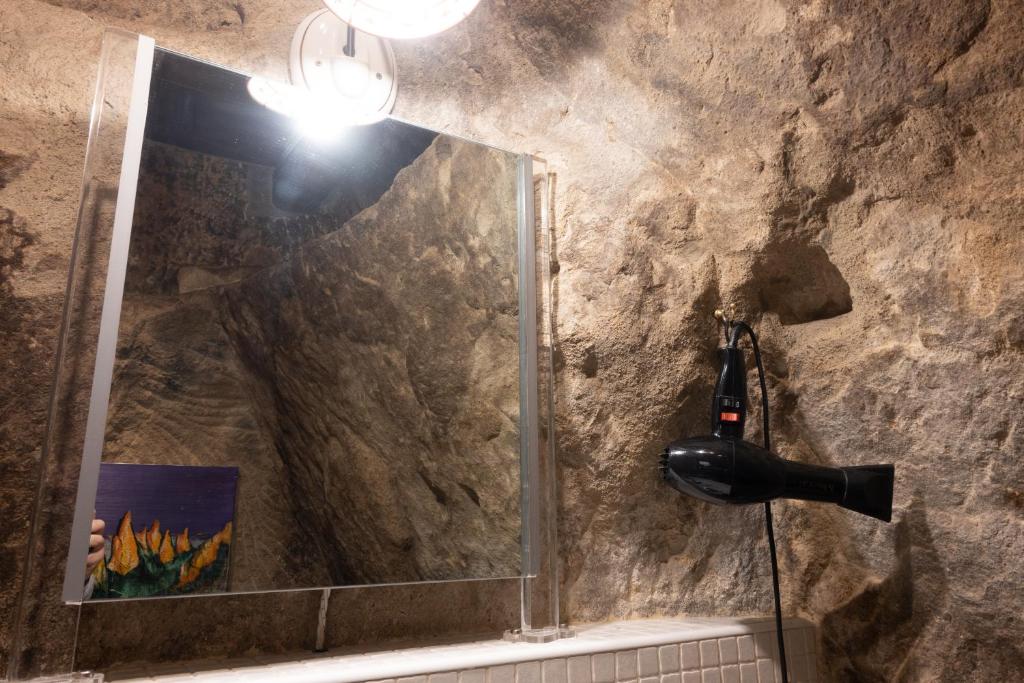 Koupelna v ubytování B&B Dimora Cigno