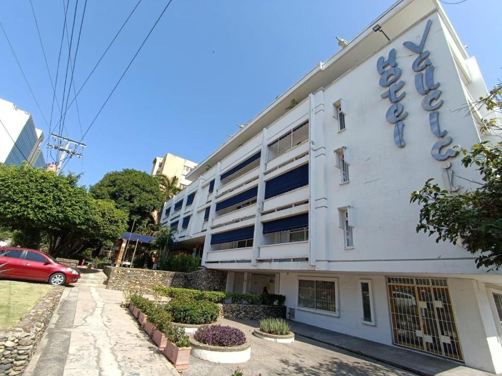 O edifício onde o hotel está situado