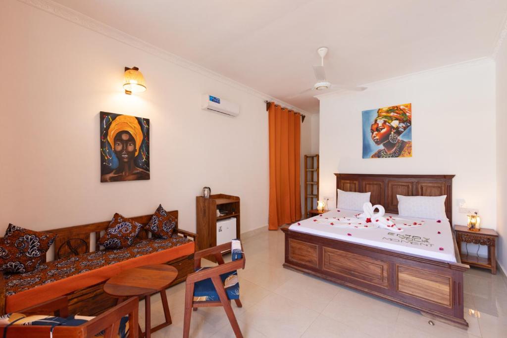 Posezení v ubytování Diacarisma Boutique Resort Nungwi
