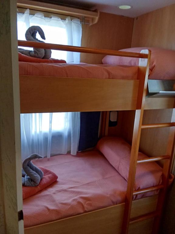 Palanda nebo palandy na pokoji v ubytování EL Cobijo