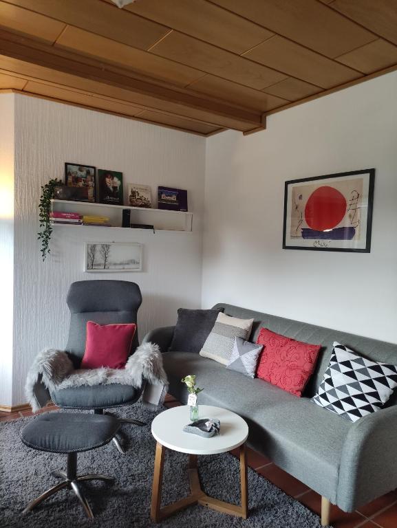 Posezení v ubytování Ferienwohnung Annabelle