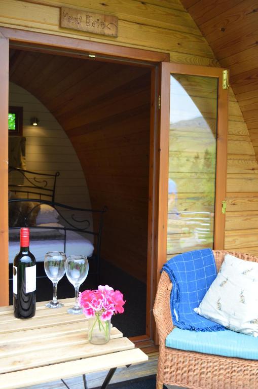 Nápoje v ubytování Glenshee Glamping