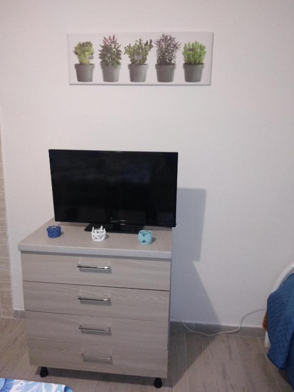 Telewizja i/lub zestaw kina domowego w obiekcie Na' zà Ciccina
