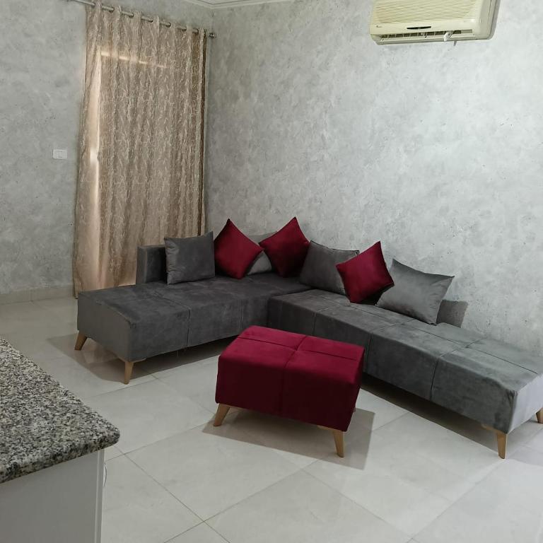 Ruang duduk di Appartement joury