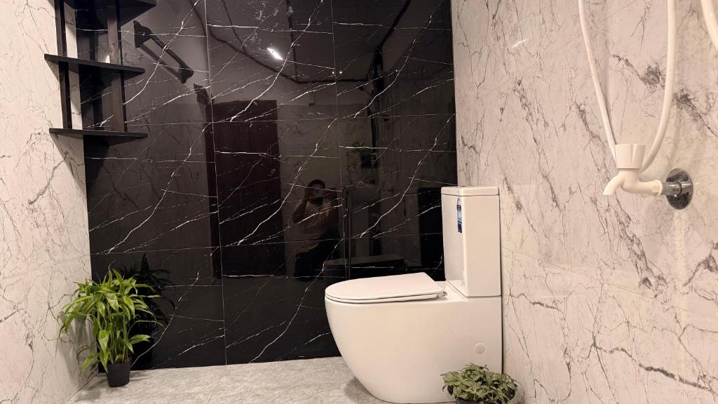 Koupelna v ubytování Arcadia villas Arugambay