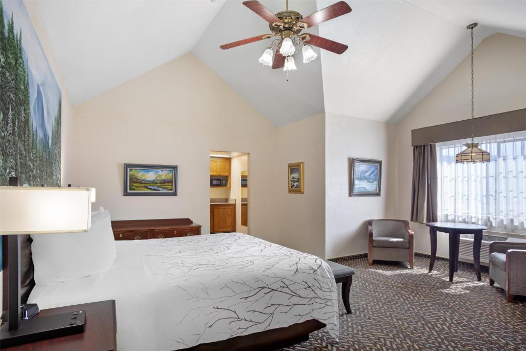 Postel nebo postele na pokoji v ubytování Best Western Plus Yosemite Gateway Inn