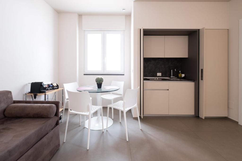 Kuchyň nebo kuchyňský kout v ubytování Amas Loft Miccolis
