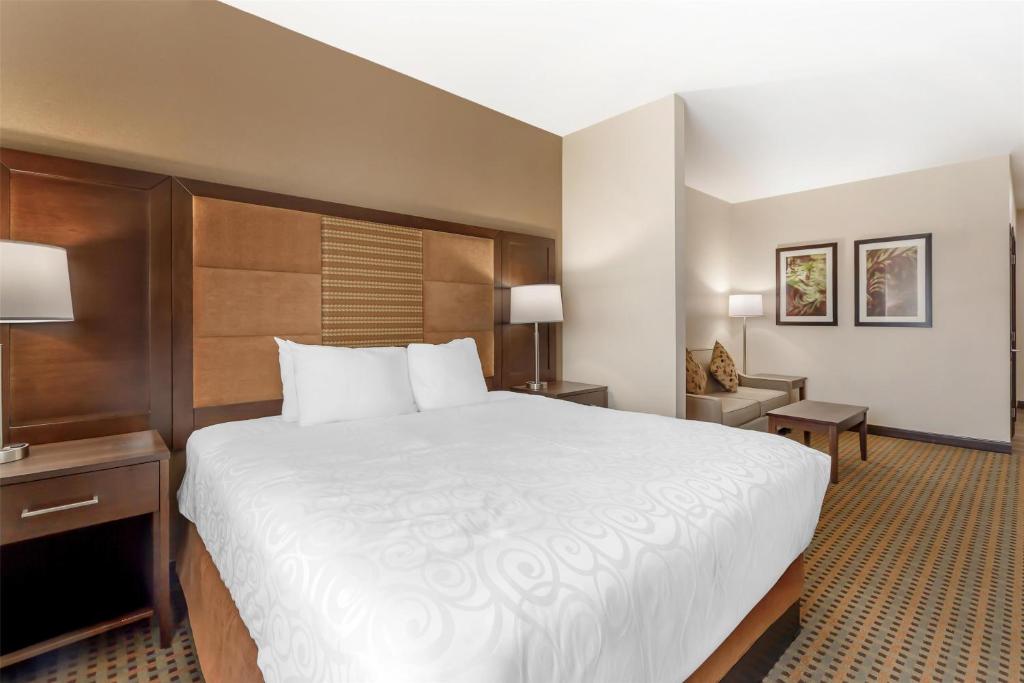 Postel nebo postele na pokoji v ubytování Best Western Plus Hinton Inn & Suites