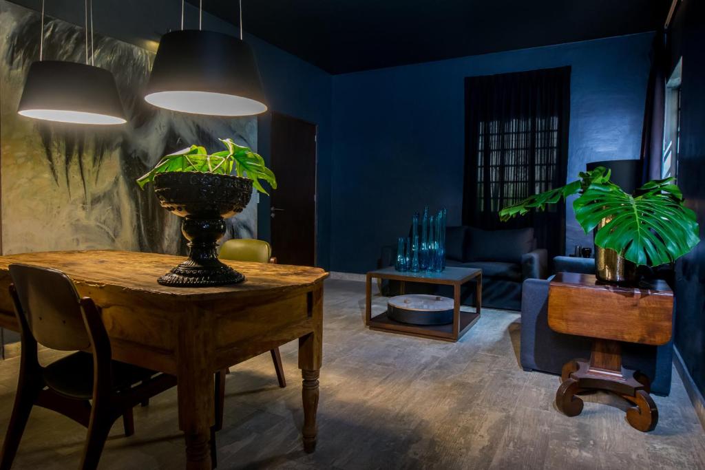 Posezení v ubytování Bungalows Demetria