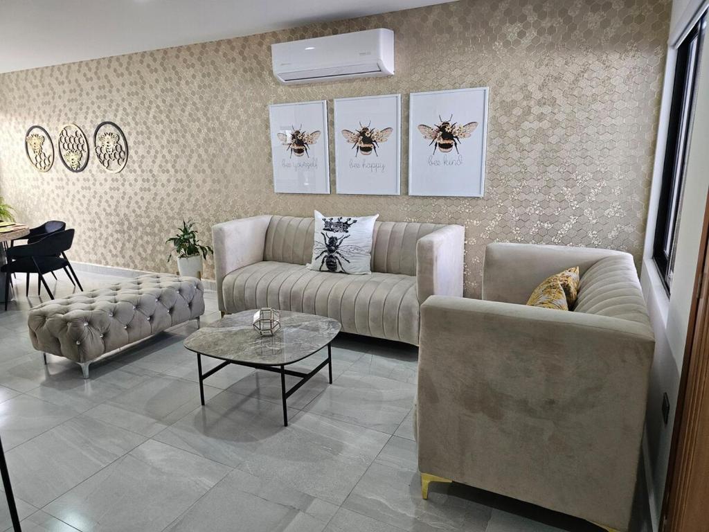 Posezení v ubytování Casa Abejas