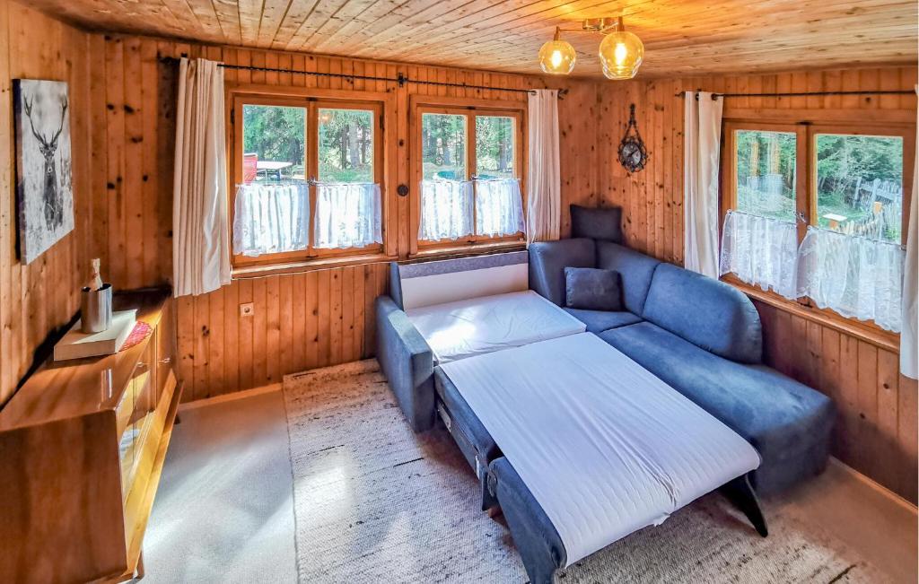 Posteľ alebo postele v izbe v ubytovaní Authentisches Ferienhaus