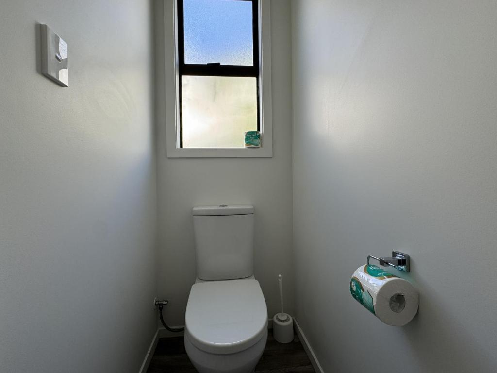 Koupelna v ubytování Diplomat Motel