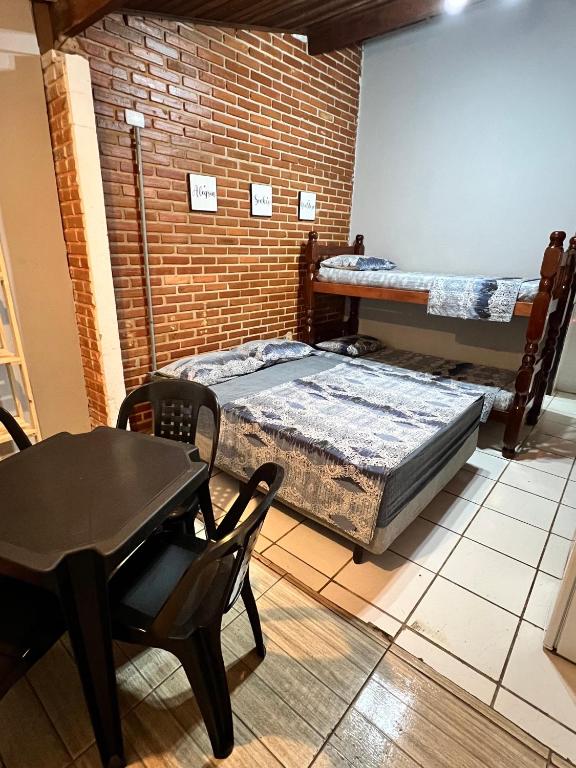 Postel nebo postele na pokoji v ubytování Flat Trindade