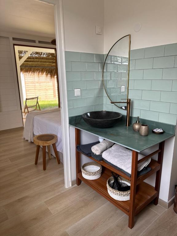 Fotografie z fotogalerie ubytování Les Cabanes cosy à 2 pas du lagon - charme et confort v destinaci Le François