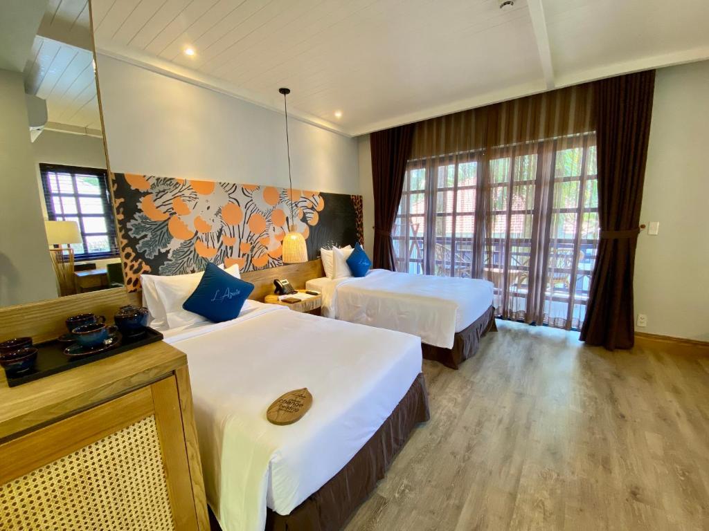Phòng Deluxe 2 Giường Đơn Nhìn Ra Vườn