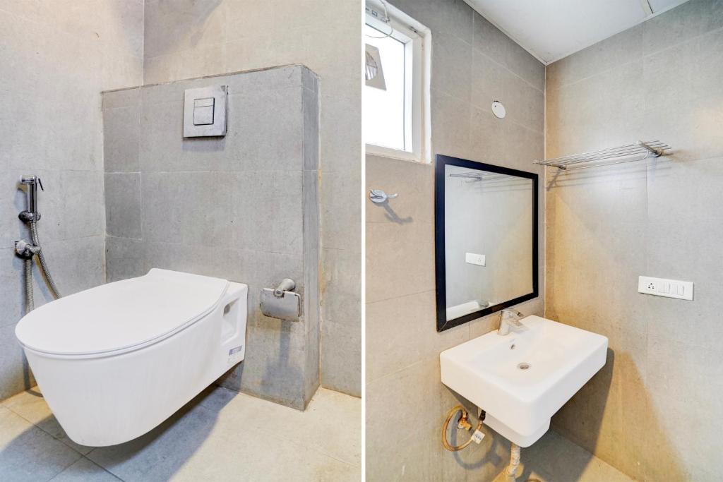 Koupelna v ubytování Super Hotel O Britania Chowk