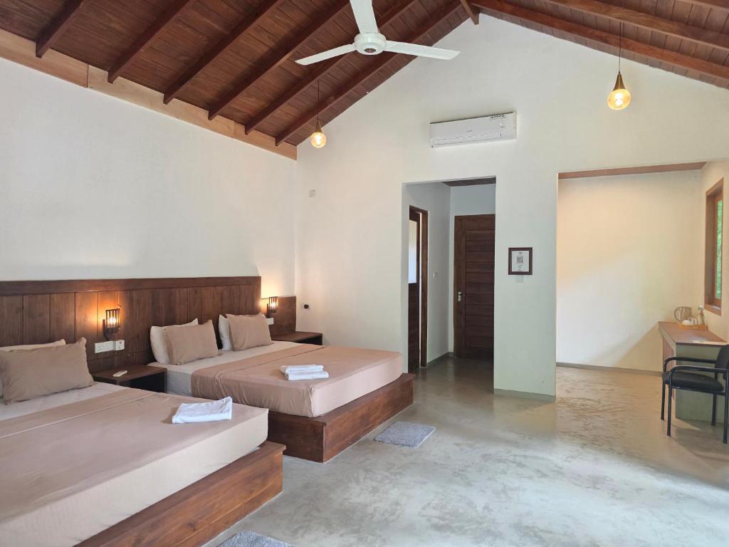 Postel nebo postele na pokoji v ubytování Mansala Safari House
