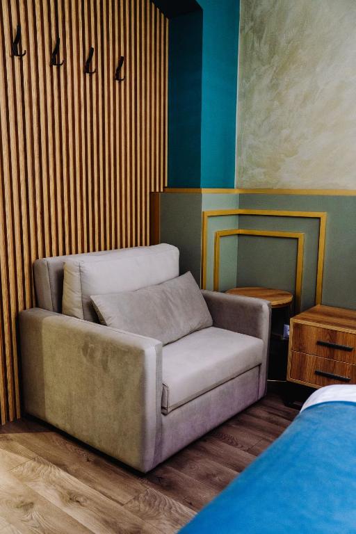 Posezení v ubytování NS Luxury Suites