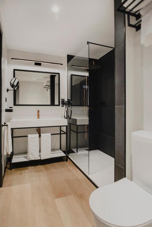 Koupelna v ubytování Hotel Dimar