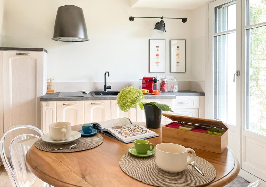 Kuchyň nebo kuchyňský kout v ubytování Millefiori Apartment
