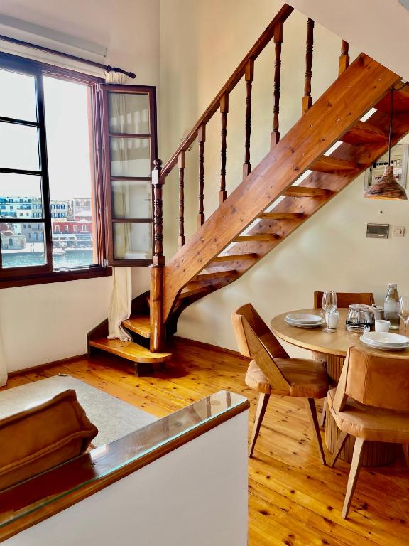 Posezení v ubytování Erietta Suites