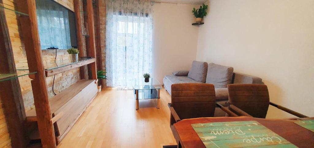 Posezení v ubytování Ferienhaus Pfaffe