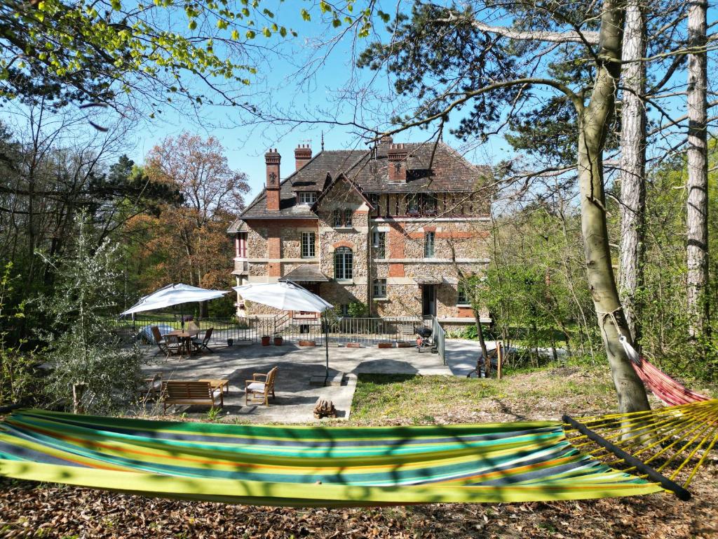 Zahrada ubytování Le Manoir du Cerf