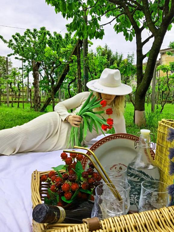 Ogród w obiekcie Garda Relais Antica Romelia