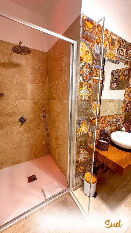Koupelna v ubytování Le Dimore - Charme Rooms