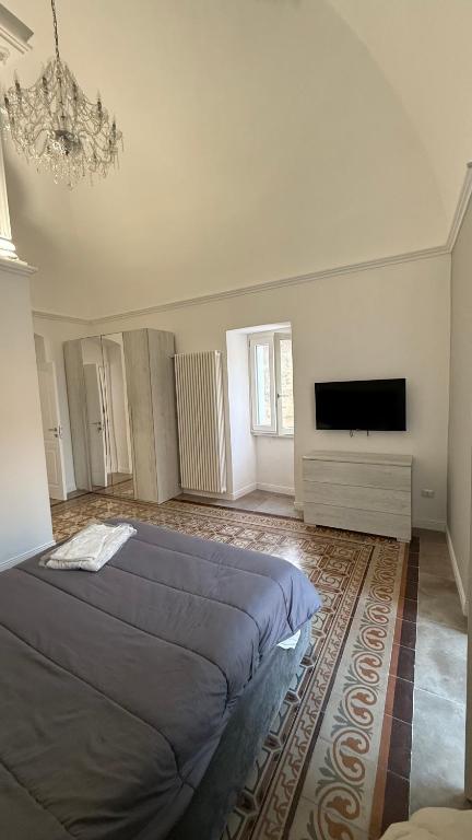 TV/trung tâm giải trí tại Palazzo epocale Matera - Room 2000