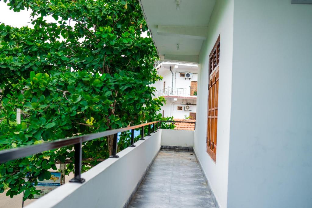 Balkón nebo terasa v ubytování Hilton Cottage