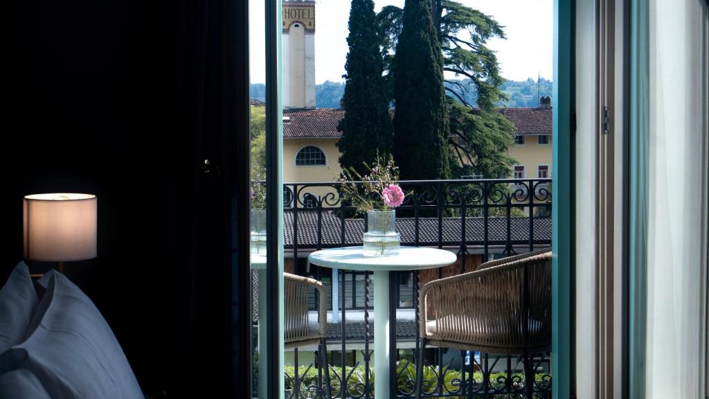 Balkón nebo terasa v ubytování Gardone Palace Hotel