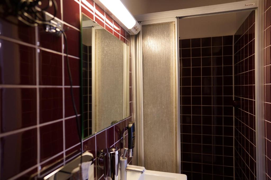 Koupelna v ubytování Hotel Xantener Eck