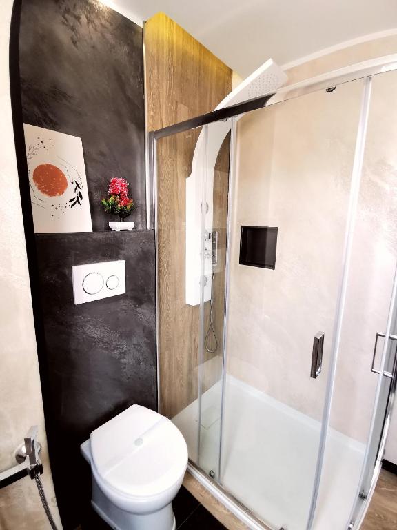 Koupelna v ubytování Il Vico del Greco B&B