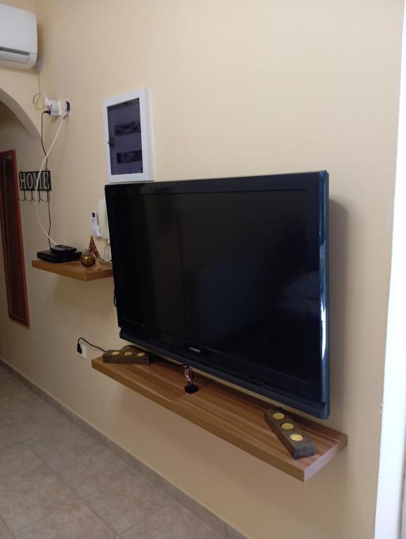 TV a/nebo společenská místnost v ubytování Garden studio