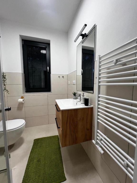Koupelna v ubytování Apartnám MONY
