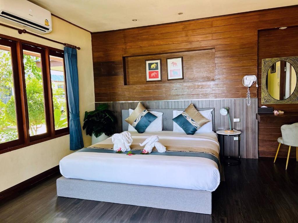 Posezení v ubytování Three Trees Samui Resort - Sarocha Villa