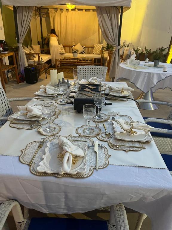 Restaurace v ubytování Maison d'hôte Darkom Kech